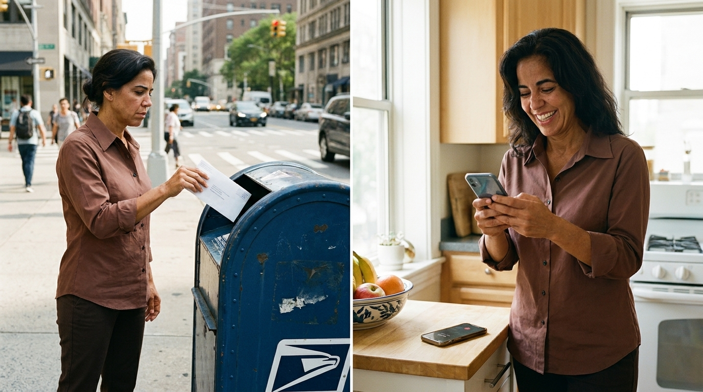 Mailing and reviewing documents